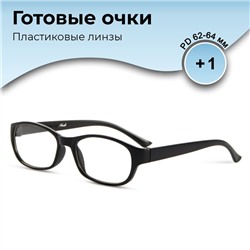 Готовые очки GA0245 (Цвет: C1 черный; диоптрия: +1; тонировка: Нет)