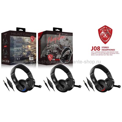 Игровые наушники Headphone Stereo Gaming J08 (15)