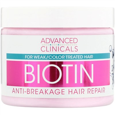 Advanced Clinicals, Biotin, Anti-Breakage Hair Repair, 12 fl oz (355 ml)