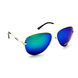 Солнцезащитные очки KAIDAI - 15010 золото зеленый