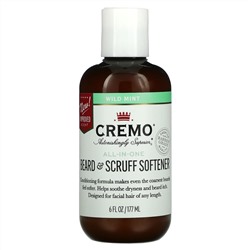 Cremo, All-In-One Beard & Scruff Softener, Wild Mint, 6 fl oz (177 ml)