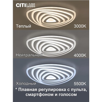 Citilux Триест Смарт CL737A35E RGB Умная люстра