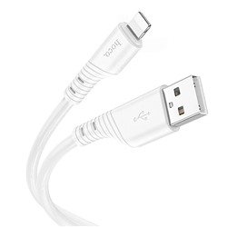 Кабель USB - Apple lightning Hoco X97 Crystal  100см 2,4A  (white)