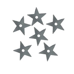 Пайетки звездочки 13мм "Астра" 10г 1 серебро 7721052
