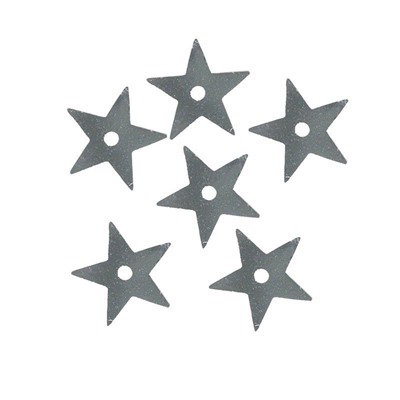 Пайетки звездочки 13мм "Астра" 10г 1 серебро 7721052