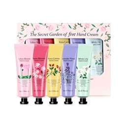 Medi Flower Подарочный набор кремов для рук The Secret Garden Of Five Hand Cream