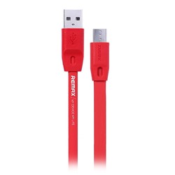 Кабель USB - micro USB Remax RC-001m Full Speed  100см 2,1A  (red)