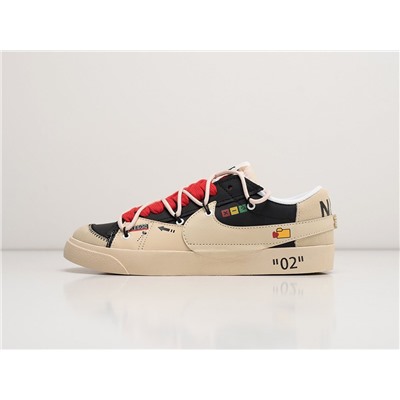 Кроссовки OFF White x Nike Blazer Low 77 Jumbo