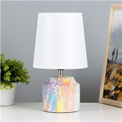 Настольная лампа "Колет" Е27 40Вт разноцветный 16,5х16,5х29 см RISALUX