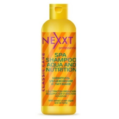 Шампунь NEXXT Professional увлажнение и питание (NEXXT SPA Aqua and Nutrition Shampoo),250 мл