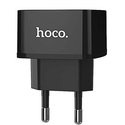 Адаптер Сетевой Hoco C70A QC3.0 (повр. уп.) USB 3A/18W (black)