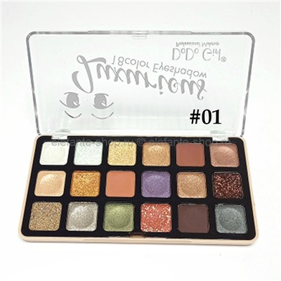 Тени для век DoDo Girl Luxurious 18 colors Eyeshadow