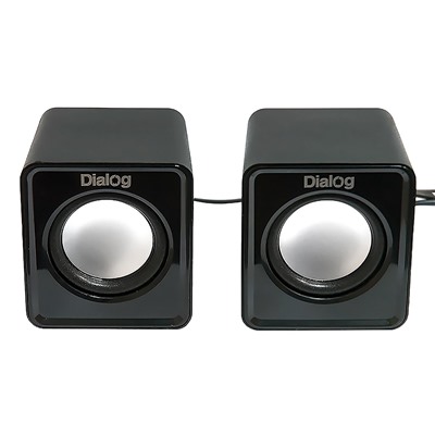 Компьютерная акустика Dialog Colibri AC-02UP (повр. уп.) 2.0 (black)