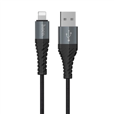 Кабель USB - Apple lightning Hoco X38 Cool Charging  100см 2,4A  (black)