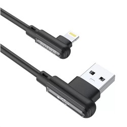 Кабель USB - Apple lightning Borofone BX58 Lucky  100см 2,4A  (black)