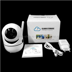 Беспроводная IP Wi-Fi камера видеонаблюдения Cloud Storage 1080P White