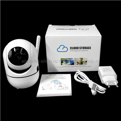 Беспроводная IP Wi-Fi камера видеонаблюдения Cloud Storage 1080P White