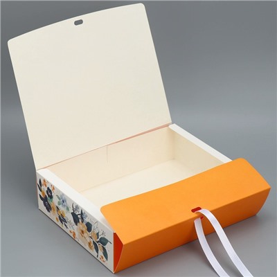 Коробка подарочная, упаковка, «Учителю, который вдохновляет», 31 х 24.5 х 8 см