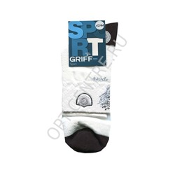 Griff S31 Спортивные носки из хлопка с оригинальным рисунком 75% хб, 22% полиэстэр, 3% эл
