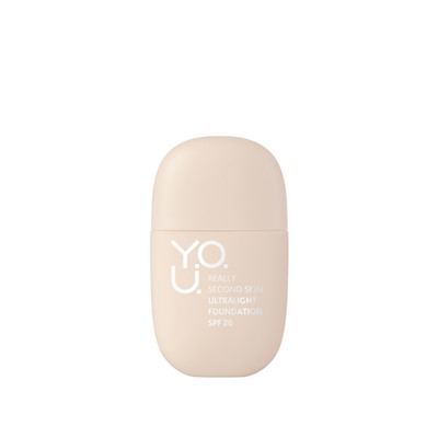 Крем тональный ультралегкий Y.O.U. Really Second skin, тон:20 ,:Natural Beige