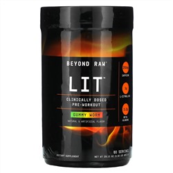 GNC, LIT, Clinically Dosed Pre-Workout, Gummy Worm, 1.82 lb (825.6 g)