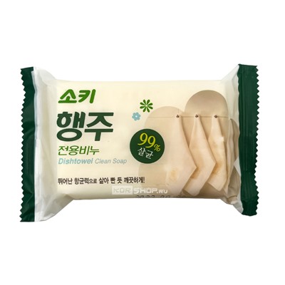 Мыло для стирки кухонного текстиля и уборки поверхностей Soki Mukunghwa, Корея, 150 г Акция