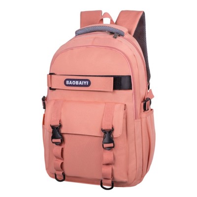 Рюкзак молодёжный 45 х 30 х 15 см, Monkking, розовый