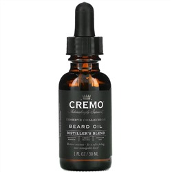 Cremo, Reserve Colection, Beard Oil, Distiller's Blend, 1 fl oz (30 ml)