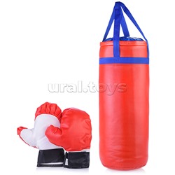Детский боксерский набор груша 60*23см, игровые перчатки, в ассортименте