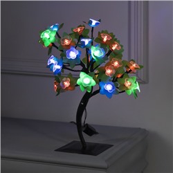 Светодиодный куст «Орхидеи» 30 см, 32 LED, мигание, 220 В, свечение мульти (RG/RB)