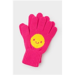 Перчатки для девочки Crockid КВ 10015 насыщенно-розовый