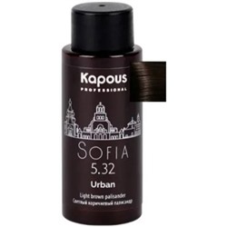 Kapous Полупермонентный жидкий краситель для волос "Urban" 60мл 5.32 LC София