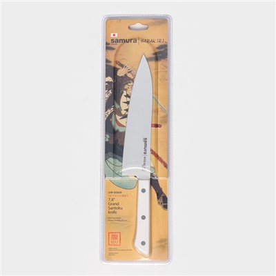 Нож кухонный Samura HARAKIRI, сантоку, лезвие 20 см