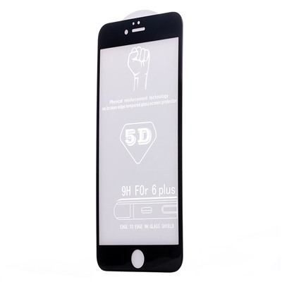 Защитное стекло Full Screen Glass 5D для Apple iPhone 6 Plus/iPhone 6S Plus (black) (black)