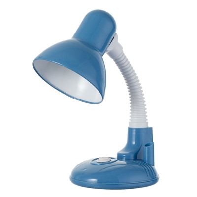 Лампа настольная Е27, "Капелька" с подставкой для ручек,(220В) голубая (304В) RISALUX