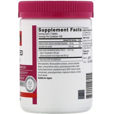 Swisse, Ultiboost, экстракт виноградных косточек, 14 250 мг, 300 таблеток
