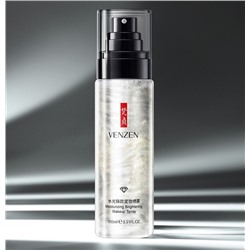 (ПОДТЕКШАЯ КОРОБКА) Спрей для макияжа с мерцающим шиммером VENZEN (Veze) Moisturizing Brightening Makeup Spray, 100 мл.