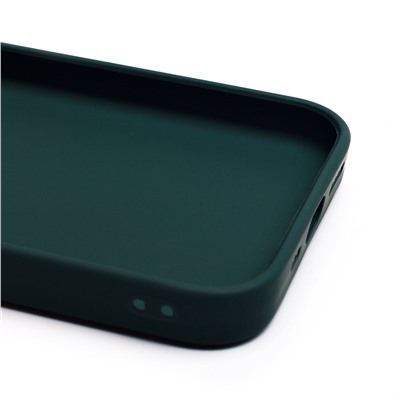 Чехол-накладка - PC084 экокожа для "Apple iPhone 13 Pro" (green) (219665)