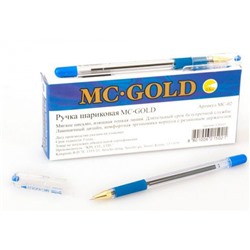Ручка шариковая MC GOLD синяя 0.5мм BMC-02 MunHwa