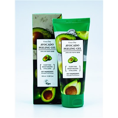 GRACE DAY - ПИЛИНГ ГЕЛЬ ДЛЯ ЛИЦА С ЭКСТРАКТОМ АВОКАДО AVOCADO PEELING GEL, 100 ML