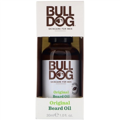 Bulldog Skincare For Men, Оригинальное масло для бороды, 30 мл