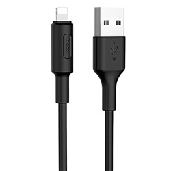 Кабель USB - Apple lightning Hoco X25 (повр. уп)  100см 2A  (black)