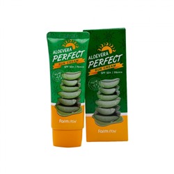 Farmstay Крем солнцезащитный AloeVera Perfect Sun Cream SPF 50+/PA+++