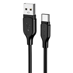 Кабель USB - Type-C Borofone BX42  100см 3A  (black)