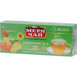 Meri Chai. Лимонный мед (зеленый) карт.упаковка, 25 пак.