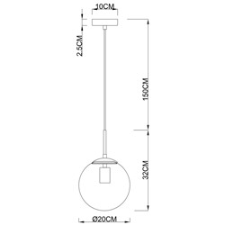 Подвесной светильник Arte Lamp VOLARE A1920SP-1CC