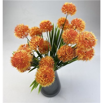 Декоративные растения, цвет оранжевый, 35см, 5 голов