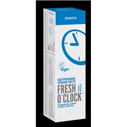 Натуральная зубная паста FRESH O'CLOCK Профилактика кариеса и свежесть дыхания, 90 мл