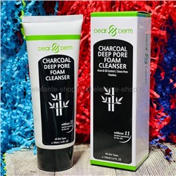 Пенка для умывания Dear Derm Charcoal Deep Pore Foam Cleanser 100ml (125)