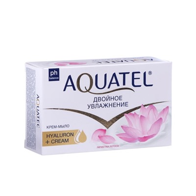 Крем-мыло твердое Aquatel "Лепестки лотоса", 90 г